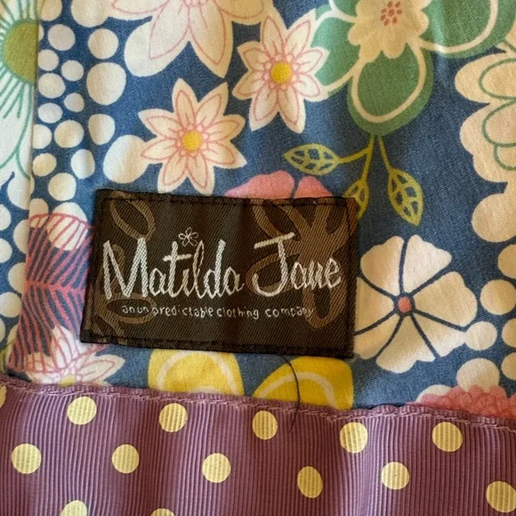 Matilda Jane Pink and Blue Floral Dress - Picture 8 of 8